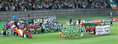 入場後の両国選手