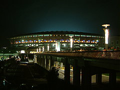 終了後のスタジアム